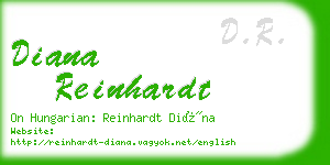 diana reinhardt business card